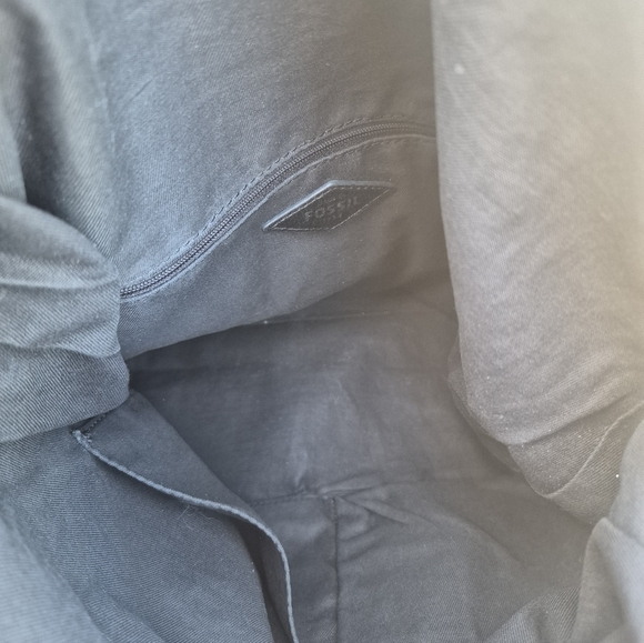 FOSSIL DAWSON LEATHER FOLD-OVER BAG - Picture 7 of 7